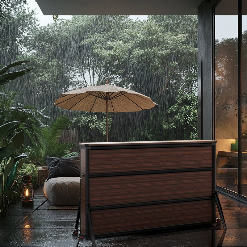 An outdoor TV lift cabinet suitable for multiple scenarios, allowing you to fully enjoy the wonderful outdoor time