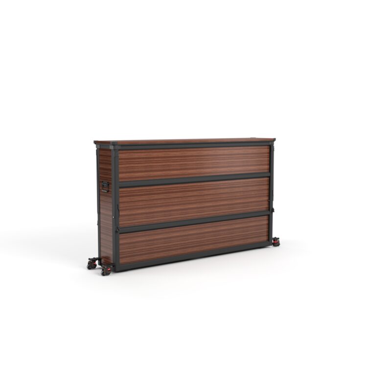 Rosewood Grain Outdoor Lift TV Cabinet - Medium - Image 4