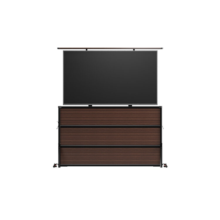 Rosewood Grain Outdoor Lift TV Cabinet - Extra Large - Image 2