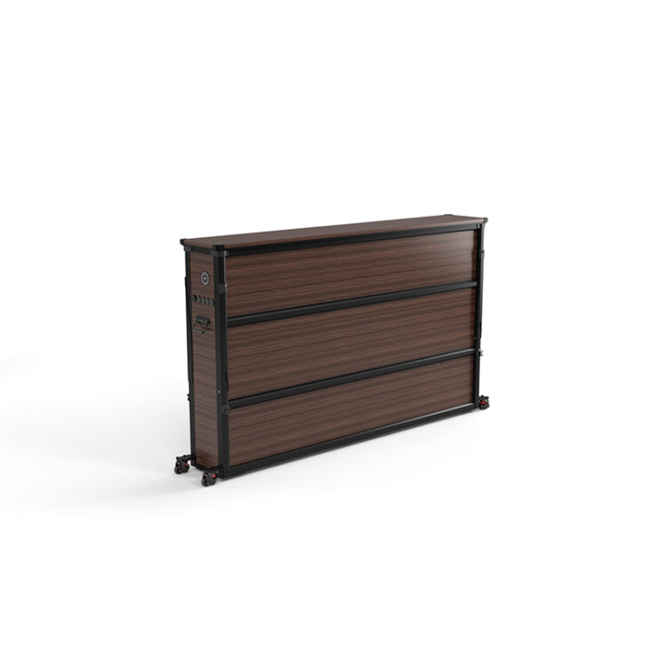 Rosewood Grain Outdoor Lift TV Cabinet - Large - Image 4